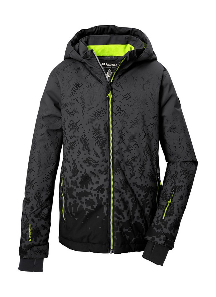 Killtec Skijacke KSW 204 BYS SKI JCKT Wind- und wasserdichte Ski-Jacke mit All-over-Print und Kapuze