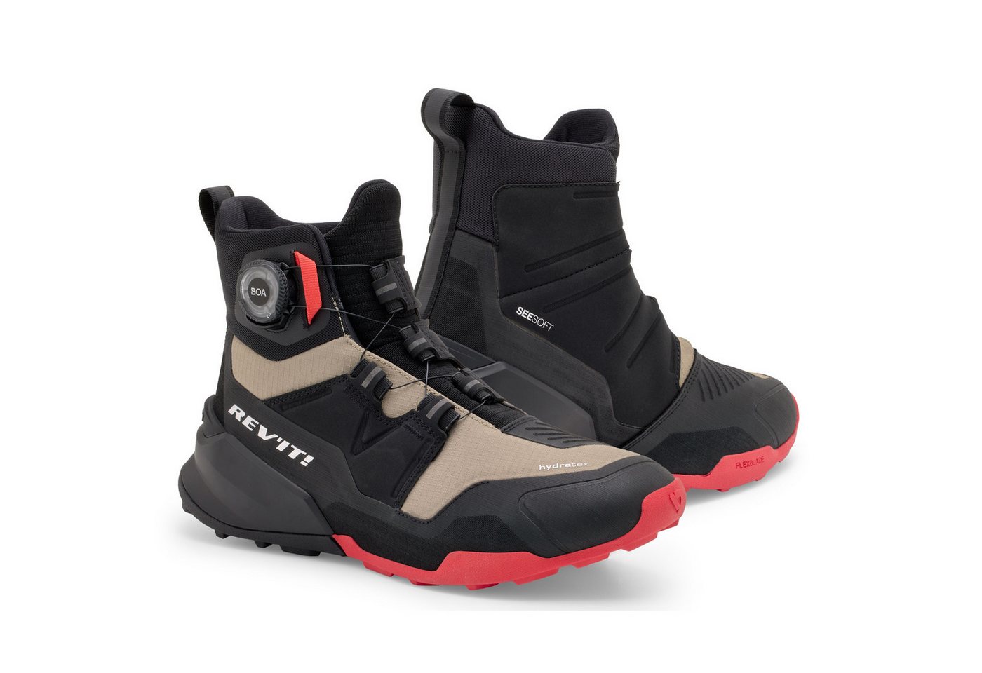 Revit Revit Undercut H2O Motorradschuhe Schwarz / Sand 44 Motorradstiefel (Packung, Antistatische und Öl- und Benzinfeste Sohle) motorradschuhe für herren Bild 3