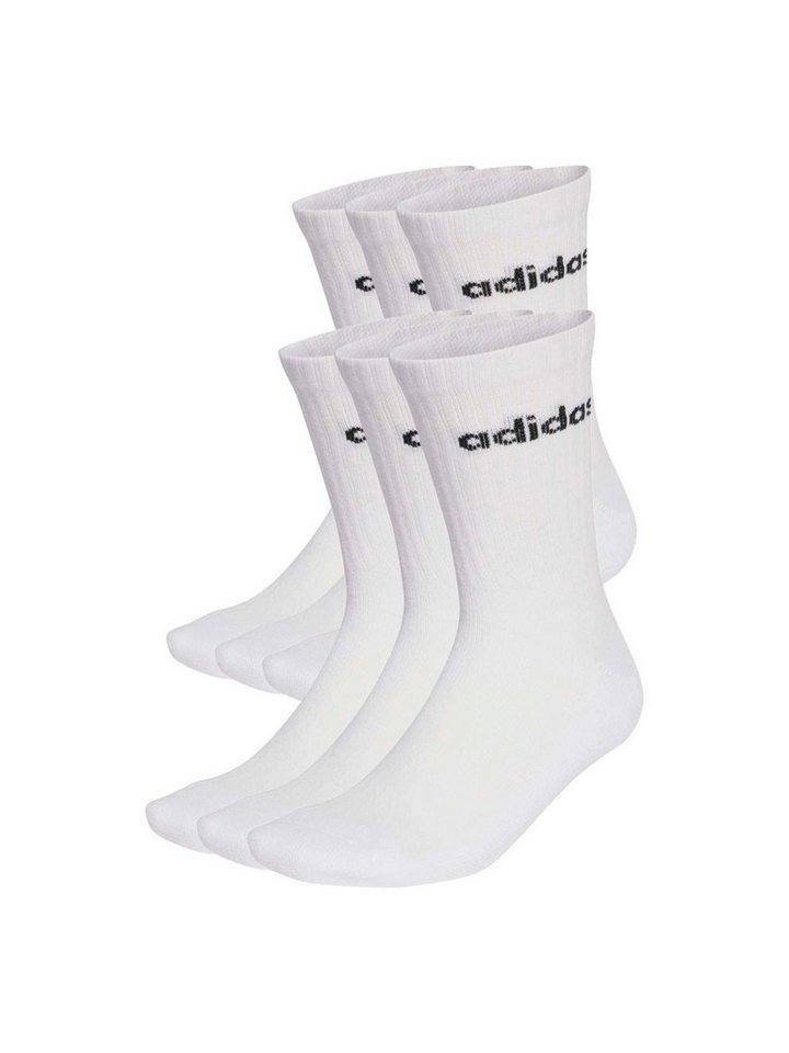 adidas Sportswear Sportsocken Linear Crew Cushioned 6 Pair Pack (6-Paar)