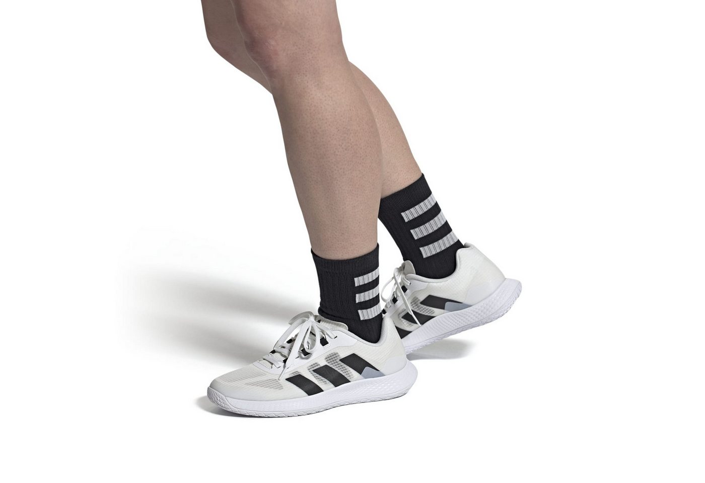 adidas Performance Hallen-Indoorschuhe ForceBounce 2.0 hellgrau Herren Badmintonschuh Bild 5