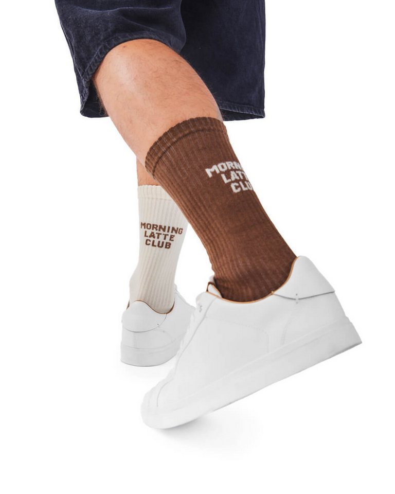 Many Mornings Sportsocken Many Mornings Sport Latte Club (1 Paar, 1-Paar, 1 Paar) immer ein dismatching Paar Bild 2