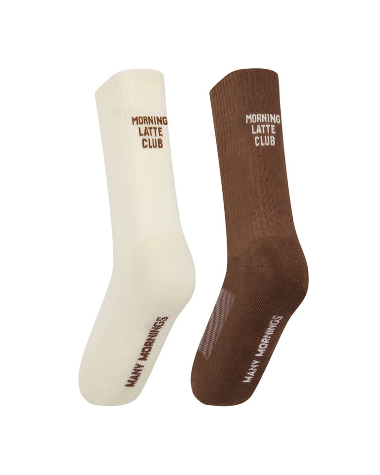 Many Mornings Sportsocken Many Mornings Sport Latte Club (1 Paar, 1-Paar, 1 Paar) immer ein dismatching Paar Bild 4