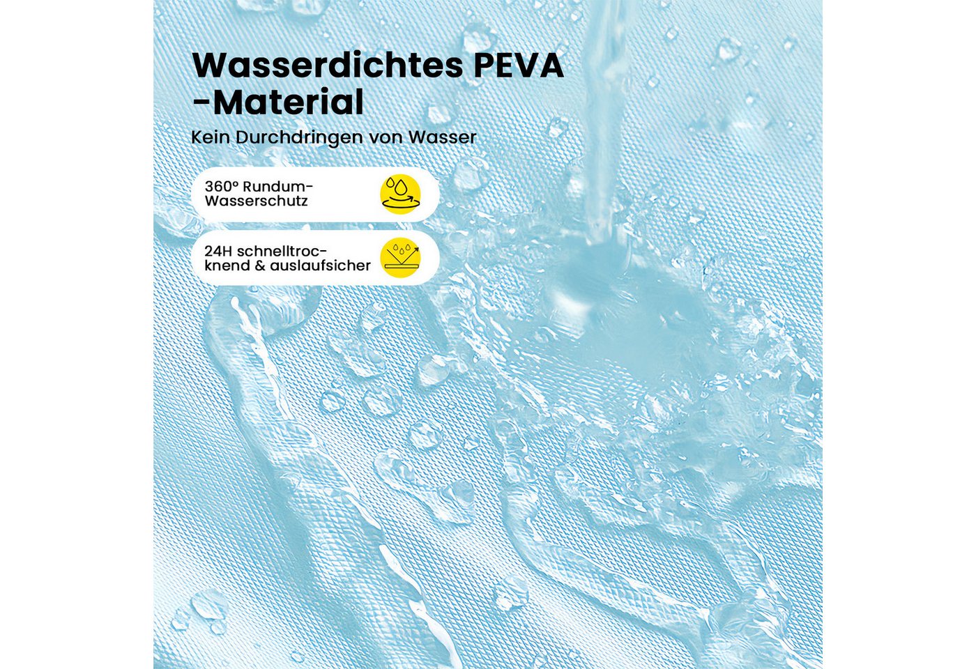 MOPUEA Regenmantel Regenmantel mit Kapuze Wasserdichter Regenponcho Verdickt & Verlängert (für Körpergröße 100–150 cm, 2-tlg) Leicht, Faltbar Schutz vor Regen Auf Reisen und im Alltag Bild 5