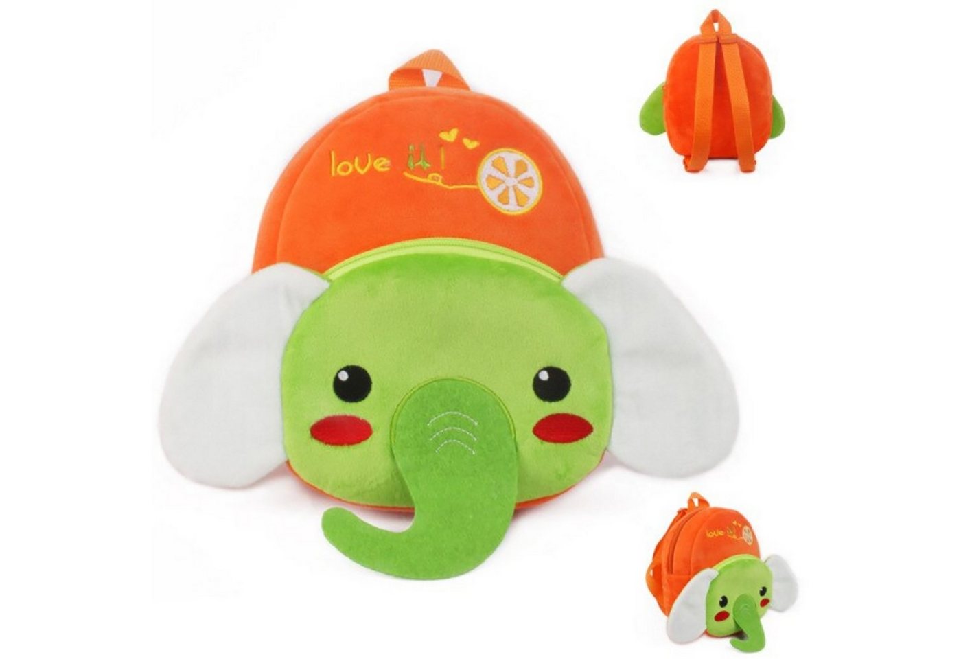 TPFLiving Kinderrucksack RU01-26 mit gepolsterten Schulterriemen (3D Cartoon Kinder Rucksack Mädchen & Jungen für Kita und Kindergarten), Kleinkinder Kindergarten Rucksack in 26 Motiven zur Auswahl