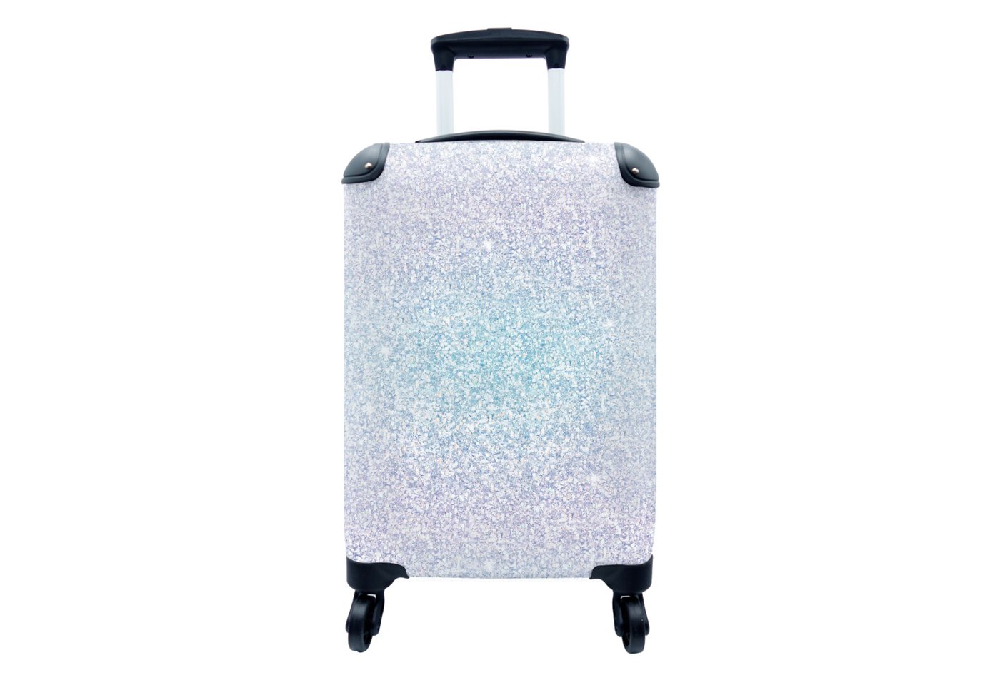MuchoWow Handgepäckkoffer Opal - Waage - Tierkreiszeichen - Muster, 4 Rollen, Reisetasche mit rollen, Handgepäck für Ferien, Trolley, Reisekoffer Bild 3