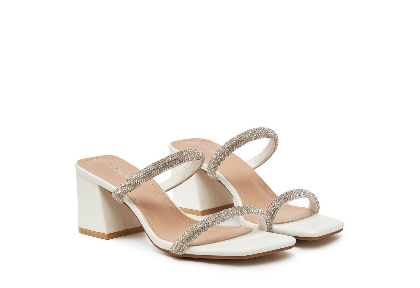 DeeZee Deezee Damen Flip-Flops R66-1 Silber Badepantolette