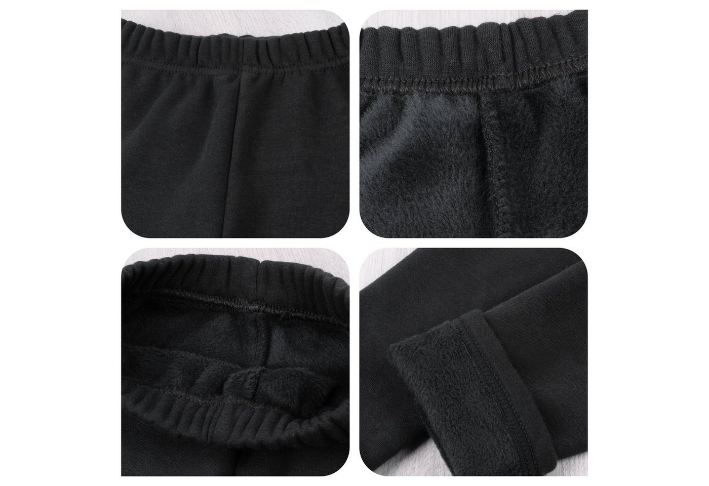 L&K-II Thermoleggings 4602 (1/2/3er-Pack, 1-tlg., 1/2/3er-Set) Winter gefütterte Mädchen Leggings