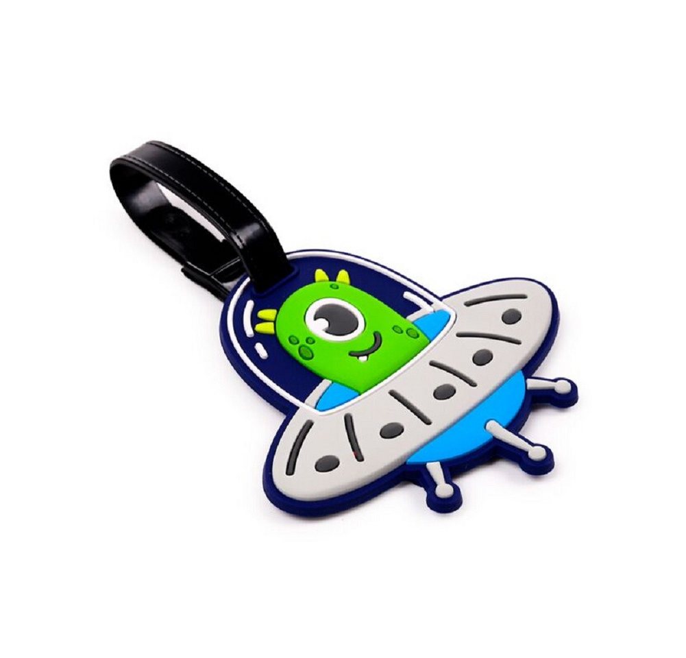 Puckator Gepäckanhänger Space Cadets (Set, 2-St., Raktete Ufo) Kofferanhänger, Namensschild