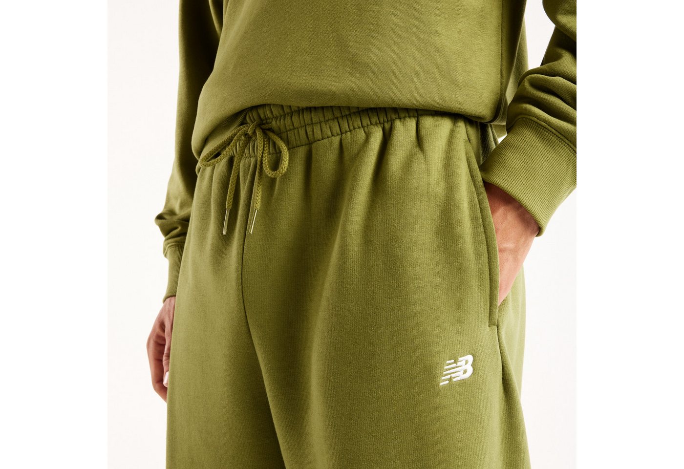 New Balance Sporthose Sport Essentials Fleece Pant GREY Bild 2