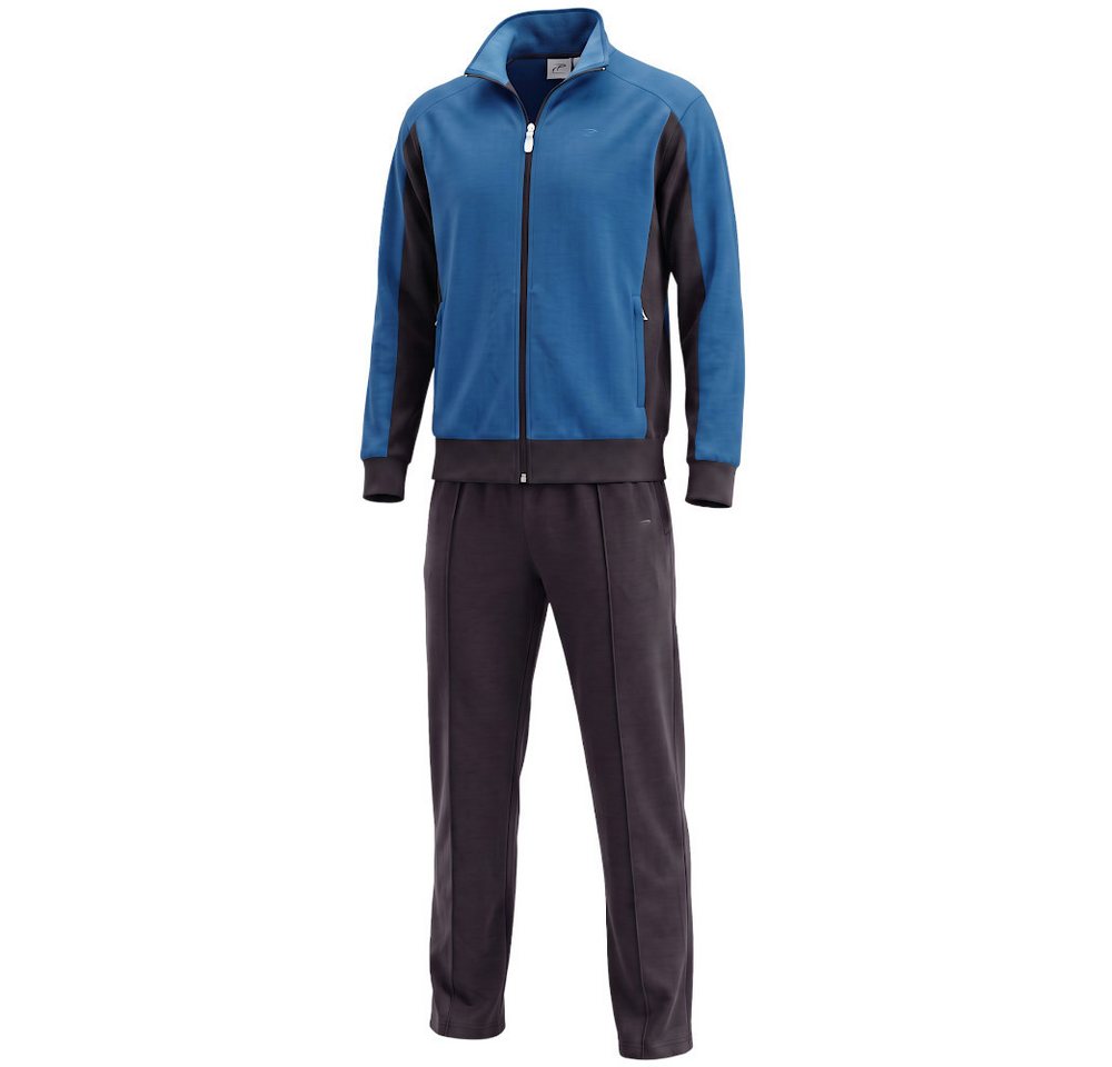 Herbold Sportswear Trainingsanzug Herren Freizeitanzug Sportanzug (2-tlg), Kuranzug auch Kurzgrößen, Reißverschluss-Taschen, Hose mit Bugnaht Bild 2