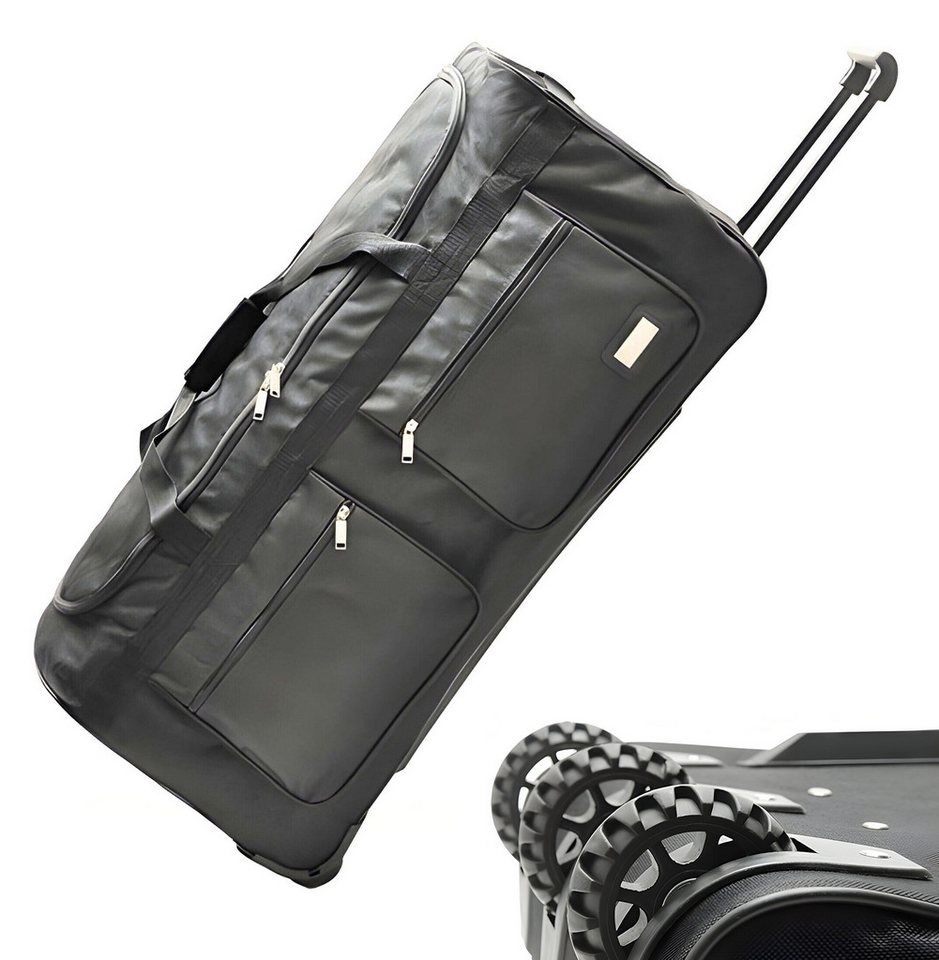 Rungassi Reisetasche Reise Trolley Tasche Reisetasche Sporttasche mit Rollen XXL 160L