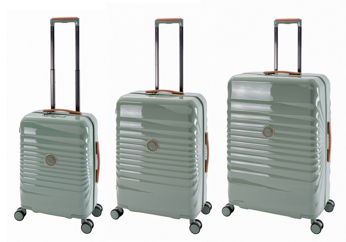 Travelhouse Trolleyset Capri, 4 Rollen, (3er Set, 3 tlg., 3 tlg. Hartschalen Trolley Set), mit USB + USB C, Rollenbremse & Polycarbonat Hartschale Bild 4