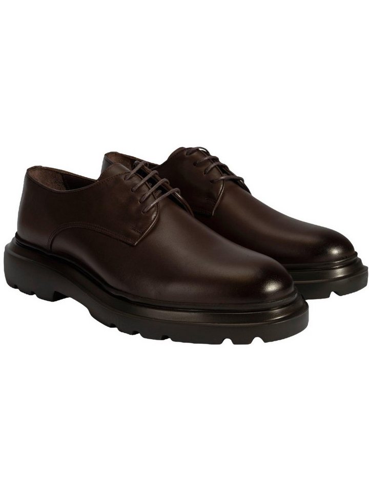 Desa Desa Herren-Freizeitschuhe mit Schnürung – Hochwertiges Leder, runde Z Walkingschuh