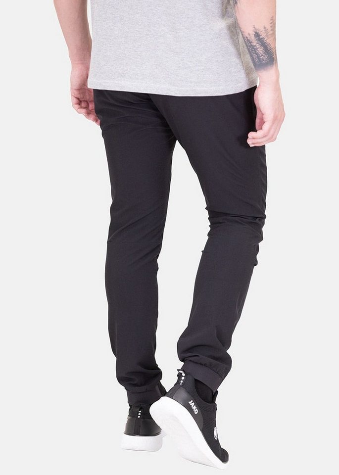 Jako Jogginghose Freizeithose Casual (elastisches Material) lang schwarz Herren Bild 4