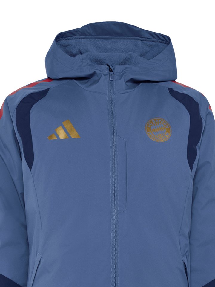 adidas Performance Outdoorjacke FC Bayern München, Authentic Winterjacke Teamline, Herren, Blau