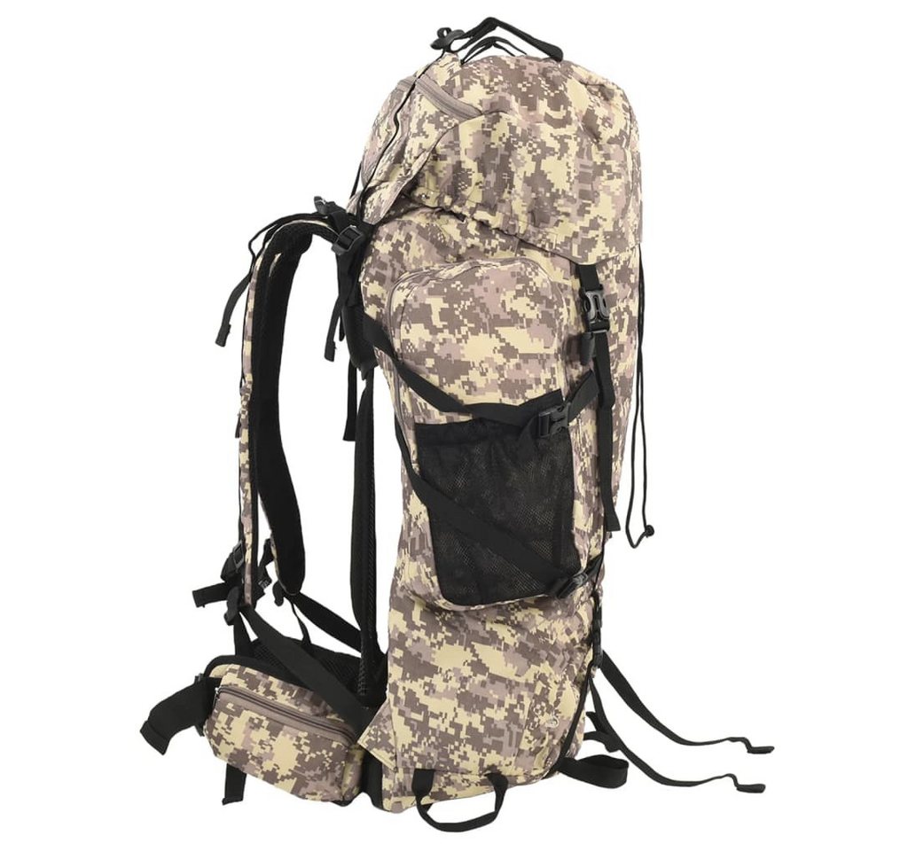 vidaXL Rucksack Wanderrucksack Kamelbraun Tarnfarben 60 L Oxford-Gewebe (1-tlg) Bild 2