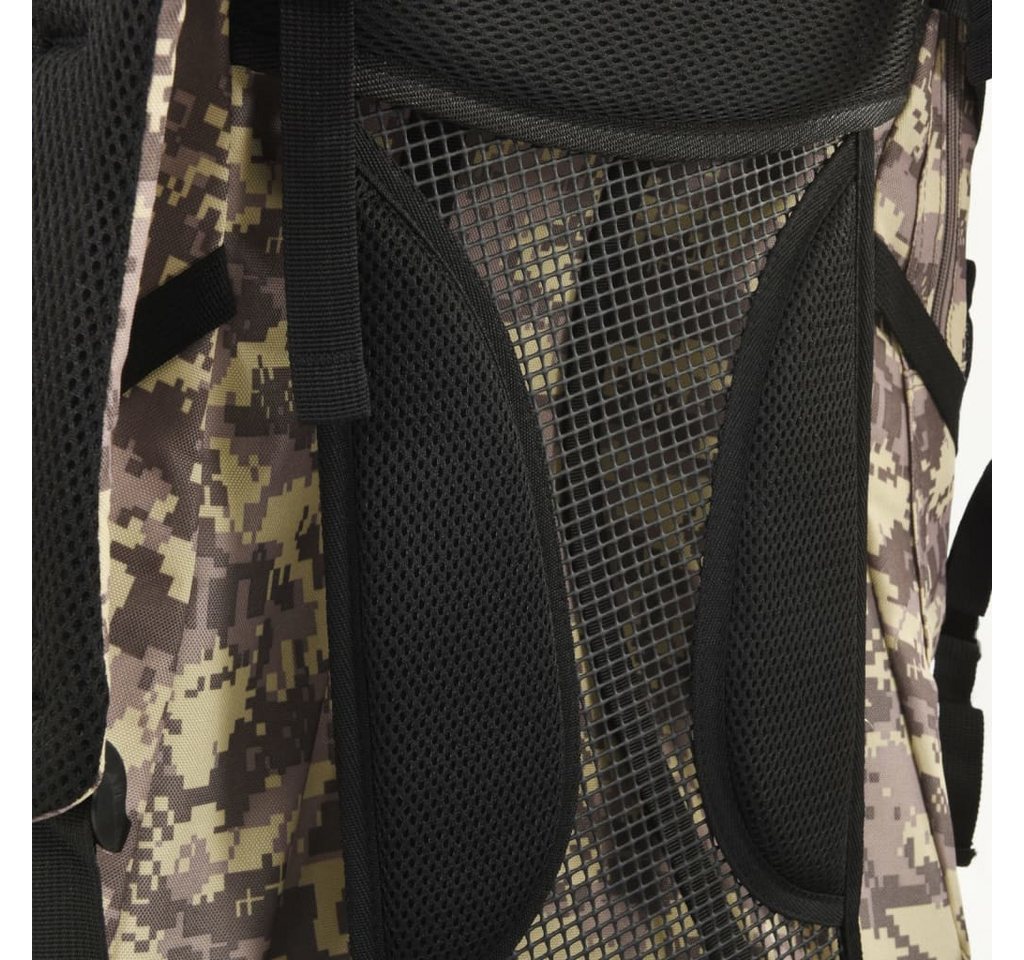 vidaXL Rucksack Wanderrucksack Kamelbraun Tarnfarben 60 L Oxford-Gewebe (1-tlg) Bild 3