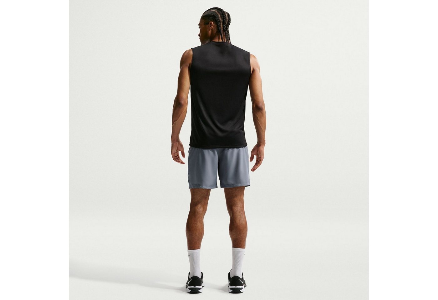 Nike Shorts M NK DF FORM 7IN UL SHORT SMOKE GREY/BLACK Bild 2