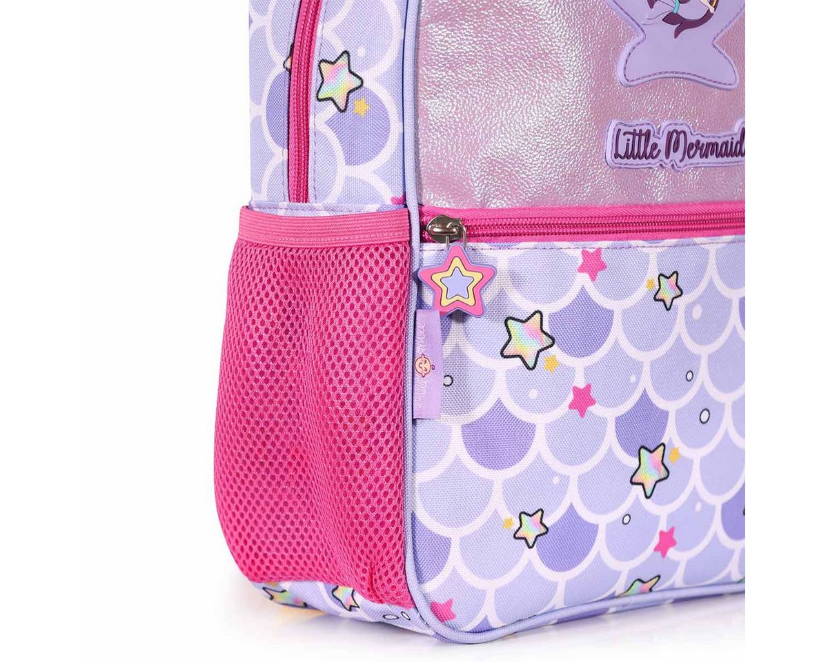 MILK&MOO Rucksack Milk&Moo Kinder Rucksack – Glitzernde Meerjungfrau, leicht & kindgerec Bild 4