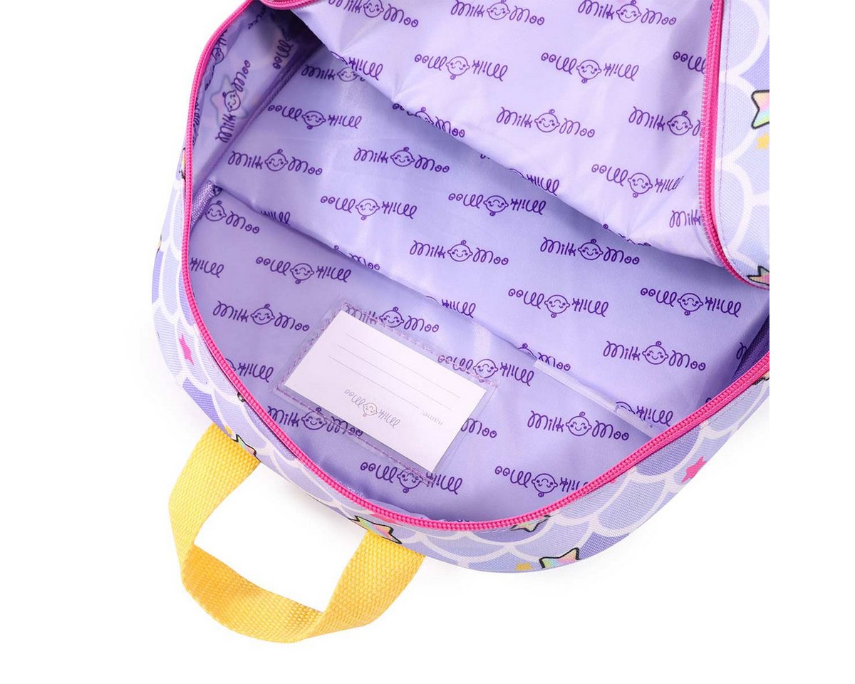 MILK&MOO Rucksack Milk&Moo Kinder Rucksack – Glitzernde Meerjungfrau, leicht & kindgerec Bild 5