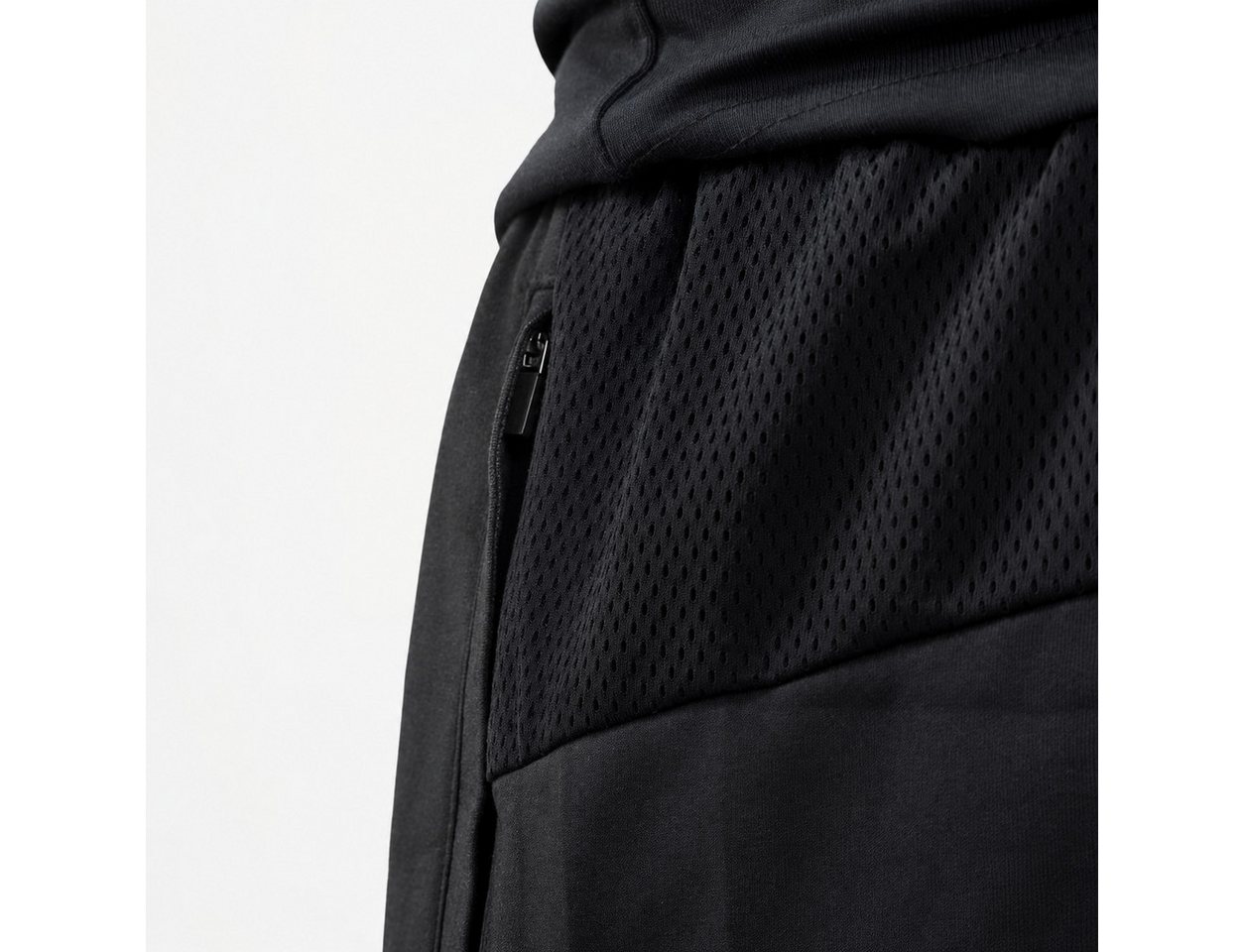 Kemes Laufhose Herren Sporthose Hose kurze Shorts (Packung, 1 Stück) Hosentaschen mit Reißverschluss Bild 2