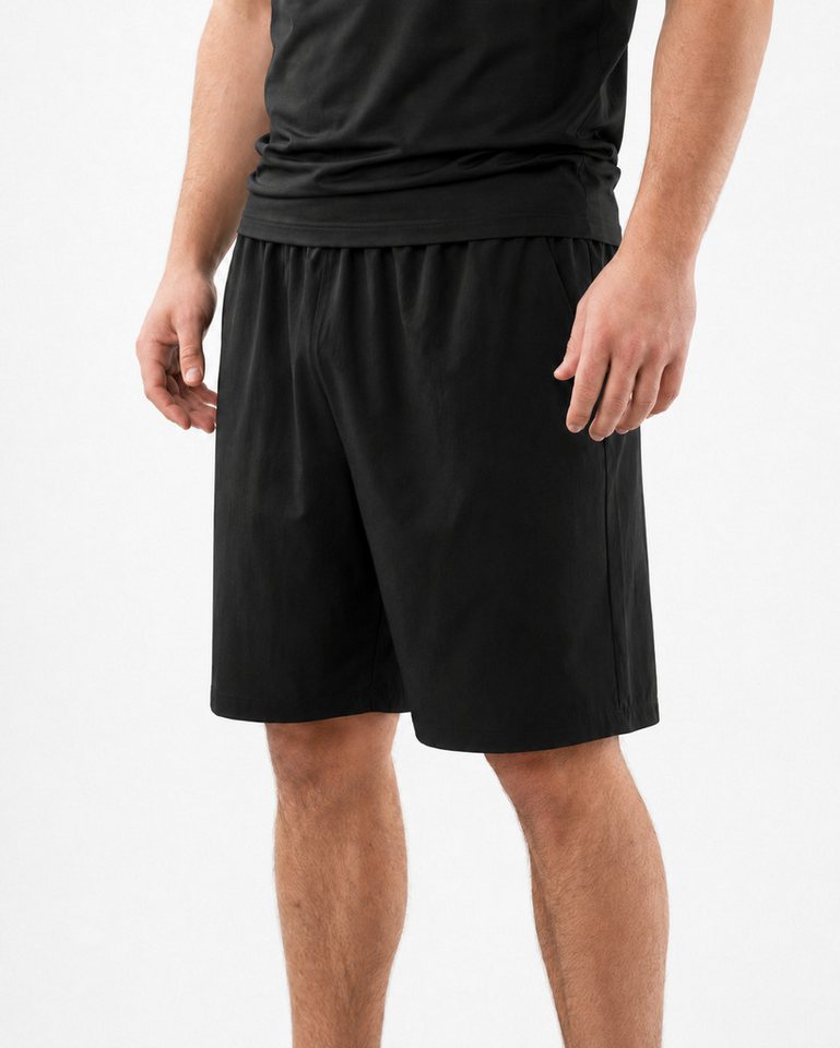 Kemes Laufhose Herren Sporthose Hose kurze Shorts (Packung, 1 Stück) Hosentaschen mit Reißverschluss Bild 3