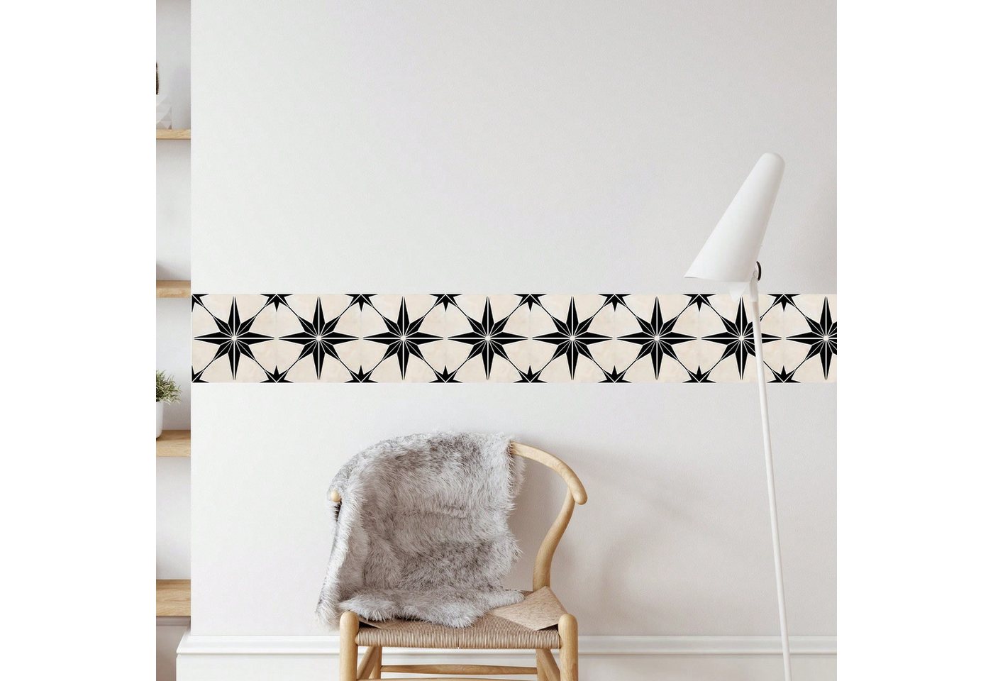 HomeBella Küchenrückwand Selbstklebende, abziehbare Wandtapete in Fliesenoptik, Wasserfeste Tapete für Küche, Bad & Wohnzimmer Bild 3