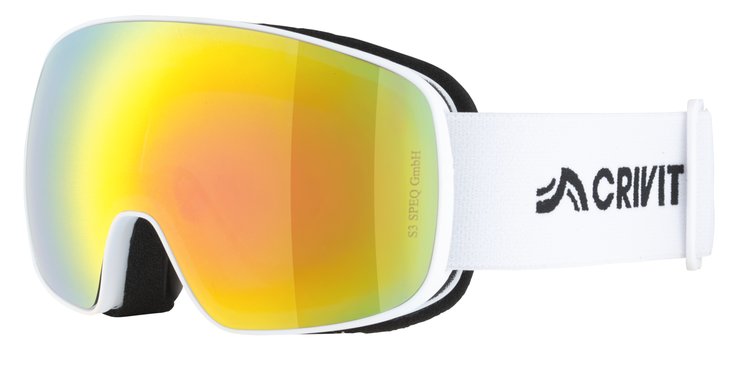 CRIVIT Kinder Skibrille »Allwetter / Schlechtwetter / Schönwetter« (Schönwetter/rund, Weiß) Bild 3
