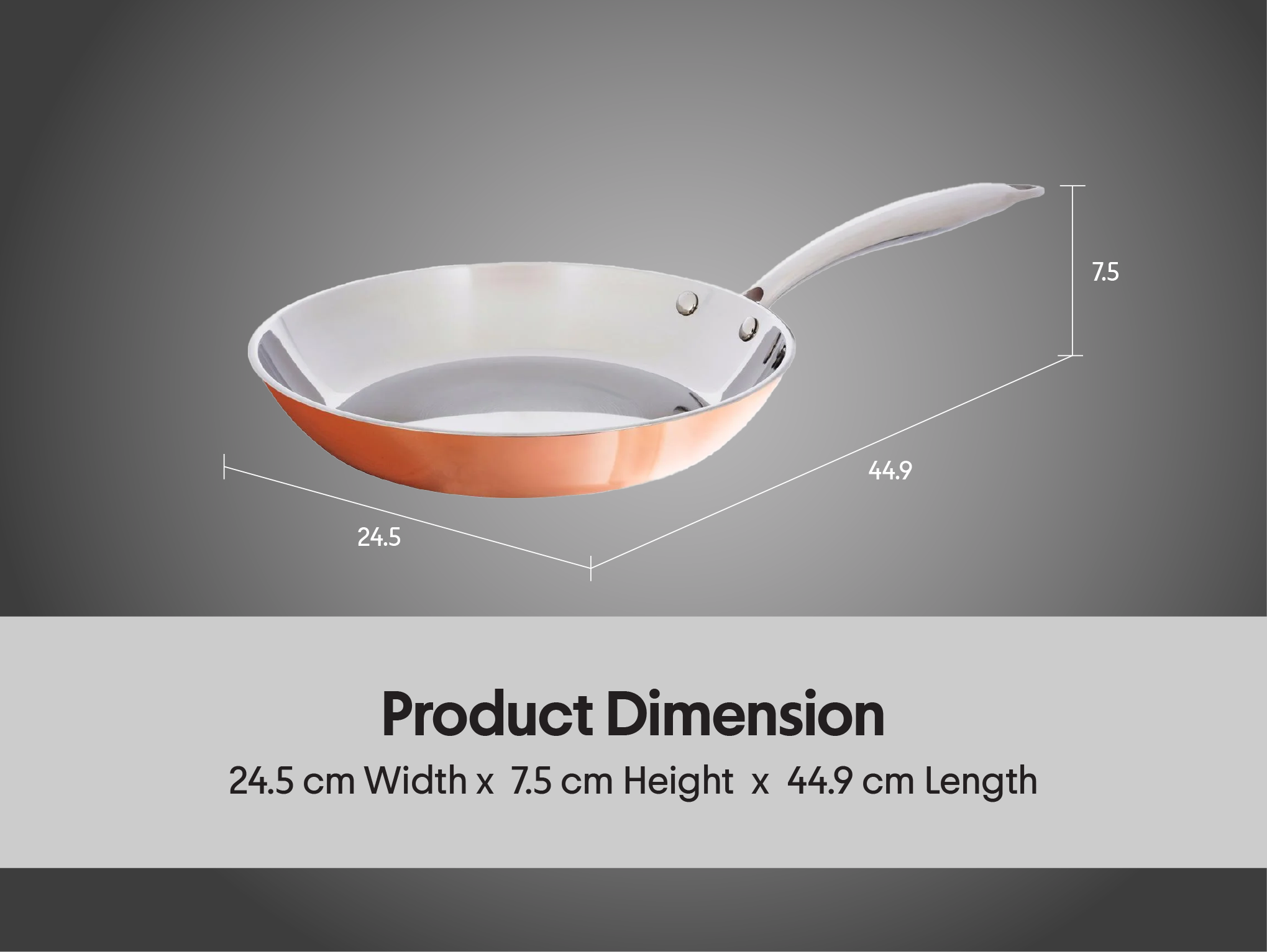 SILVERCREST® Premium-Pfanne mit Kupferschicht, Ø 24 cm Bild 4