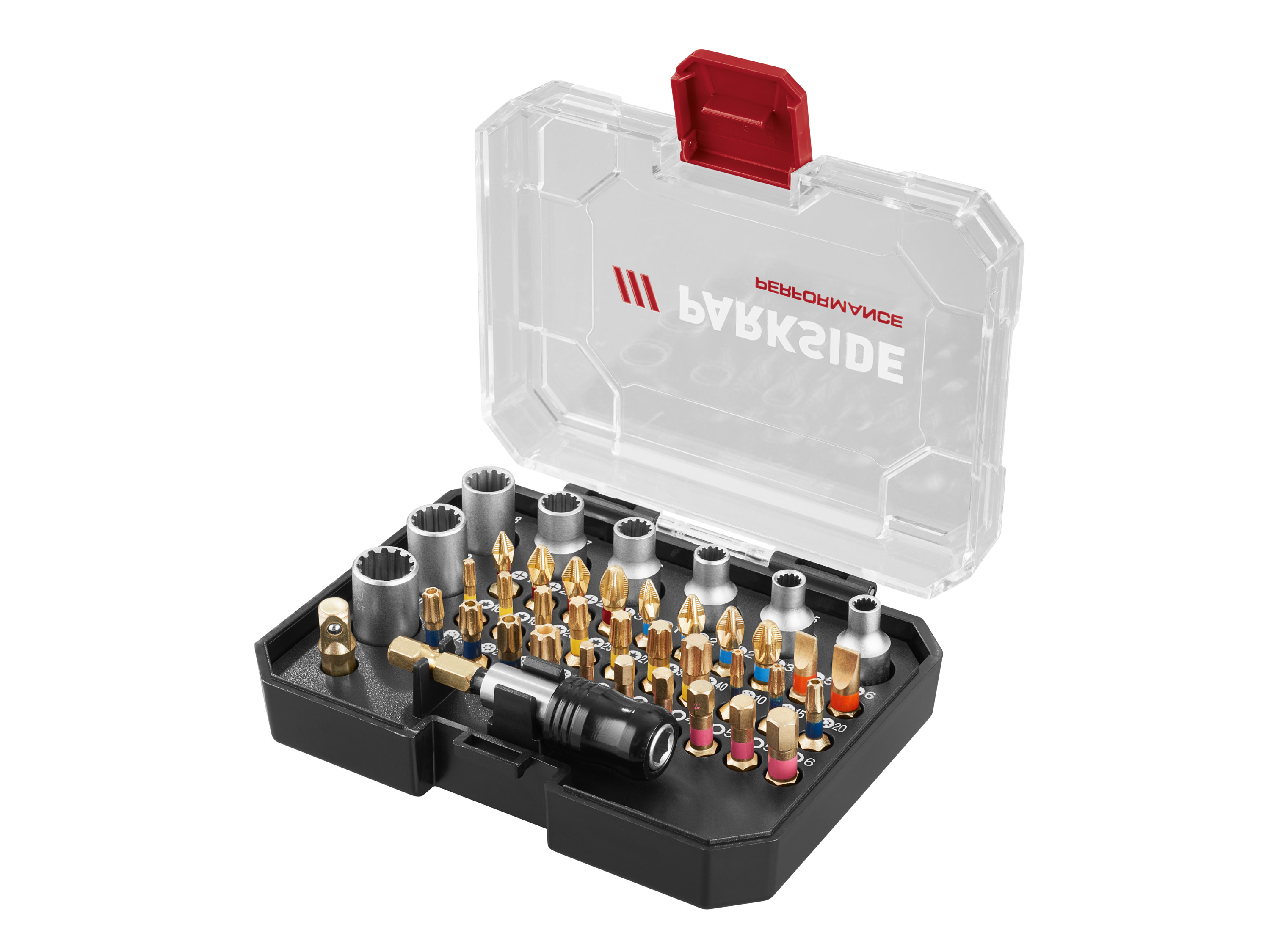 PARKSIDE PERFORMANCE® Bit-Set Torsion / Bit- und Steckschlüssel-Set Torsion »PBSP 2 D4« (torsion bit/stecknüsse, 40tlg.) Bild 4