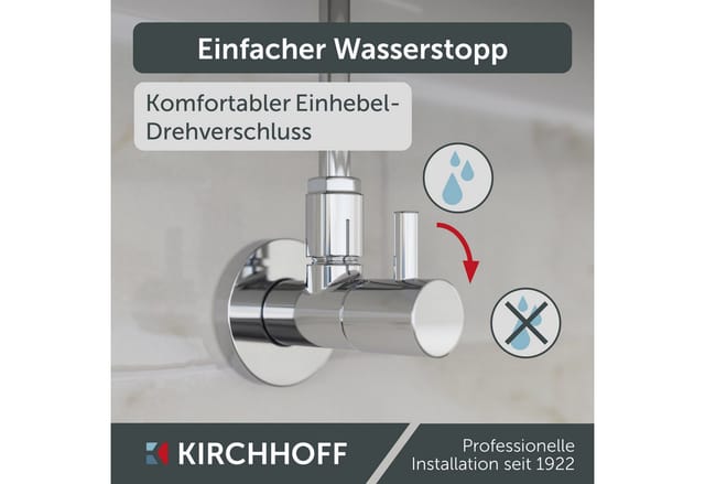 Kirchhoff Eckventil Doppelpack, 2er Set