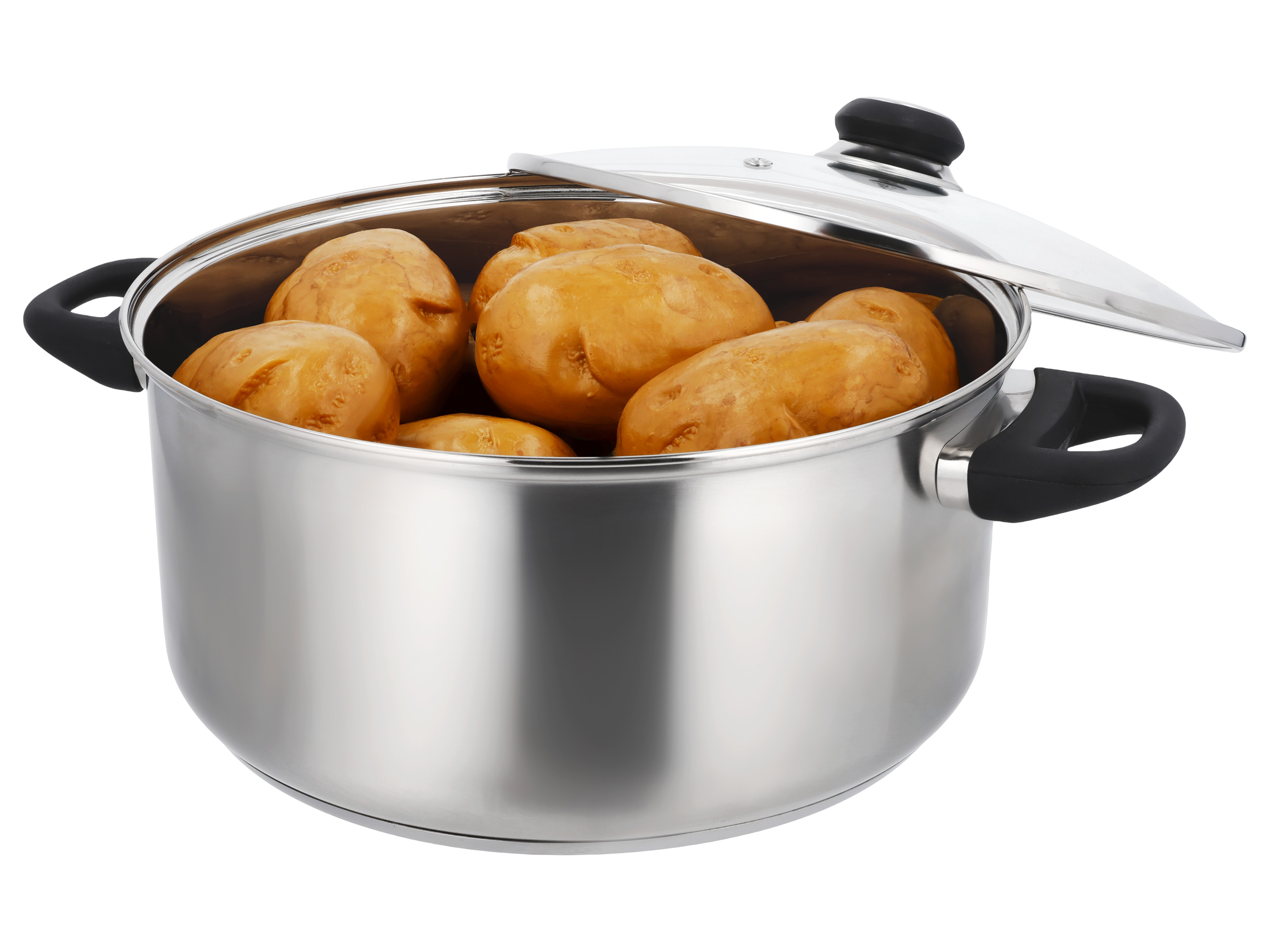 SILVERCREST® Edelstahl-Topf, Ø 28 cm