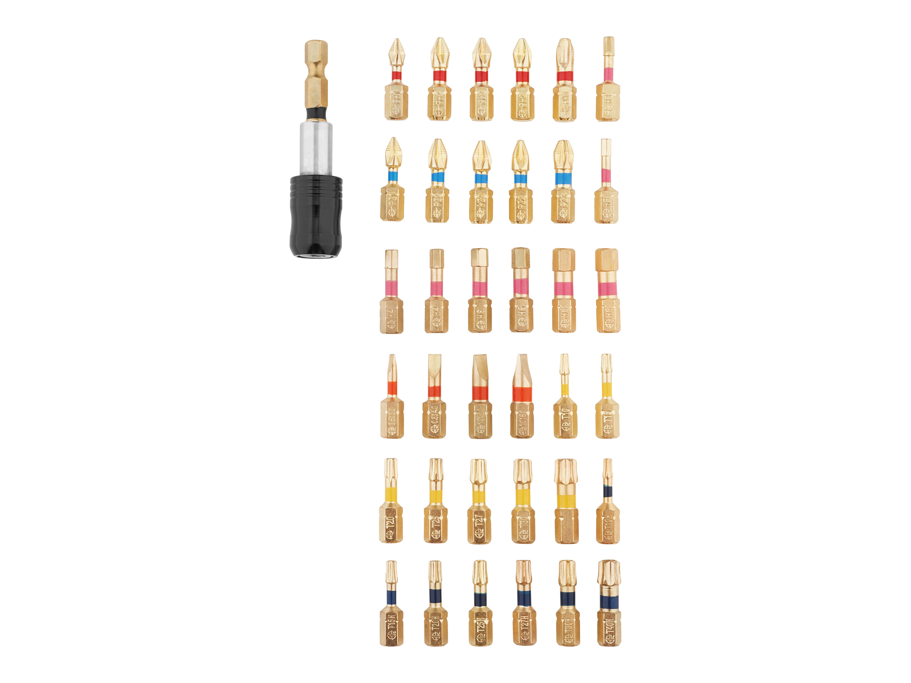 PARKSIDE PERFORMANCE® Bit-Set Torsion / Bit- und Steckschlüssel-Set Torsion »PBSP 2 D4« (Torsion Bit-Set, 37 tlg.) Bild 3