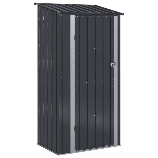 vidaXL Gartenhaus Gartenhütten Anthrazit 103 x 74 x 200 cm Metall
