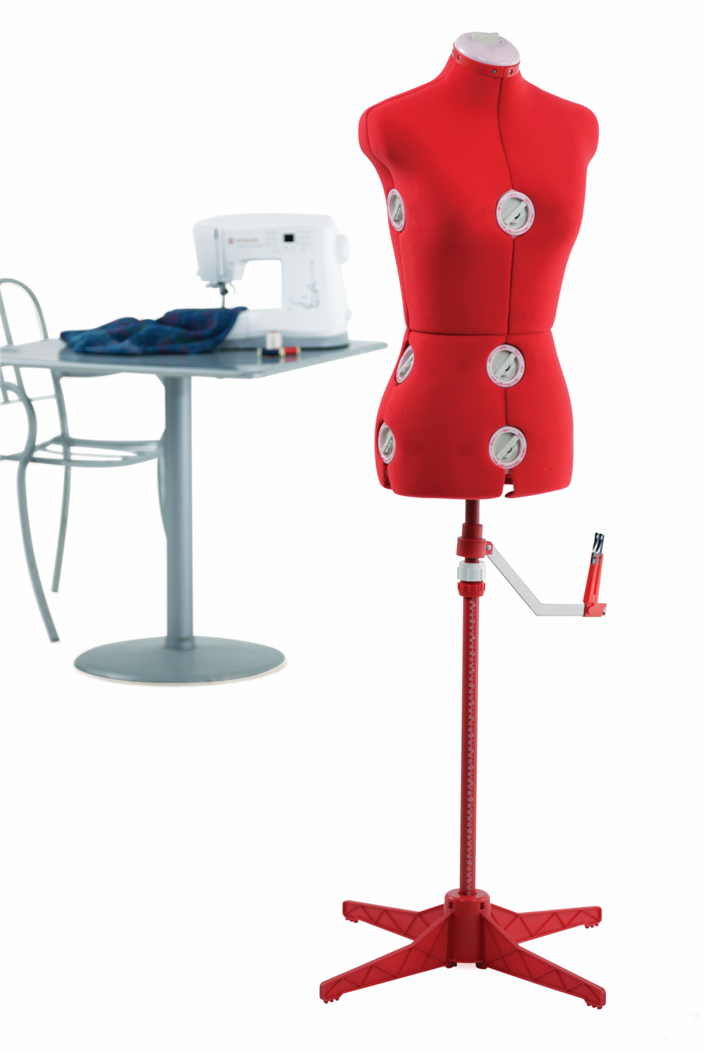 SINGER Schneiderpuppe SM/MD, rot Bild 2