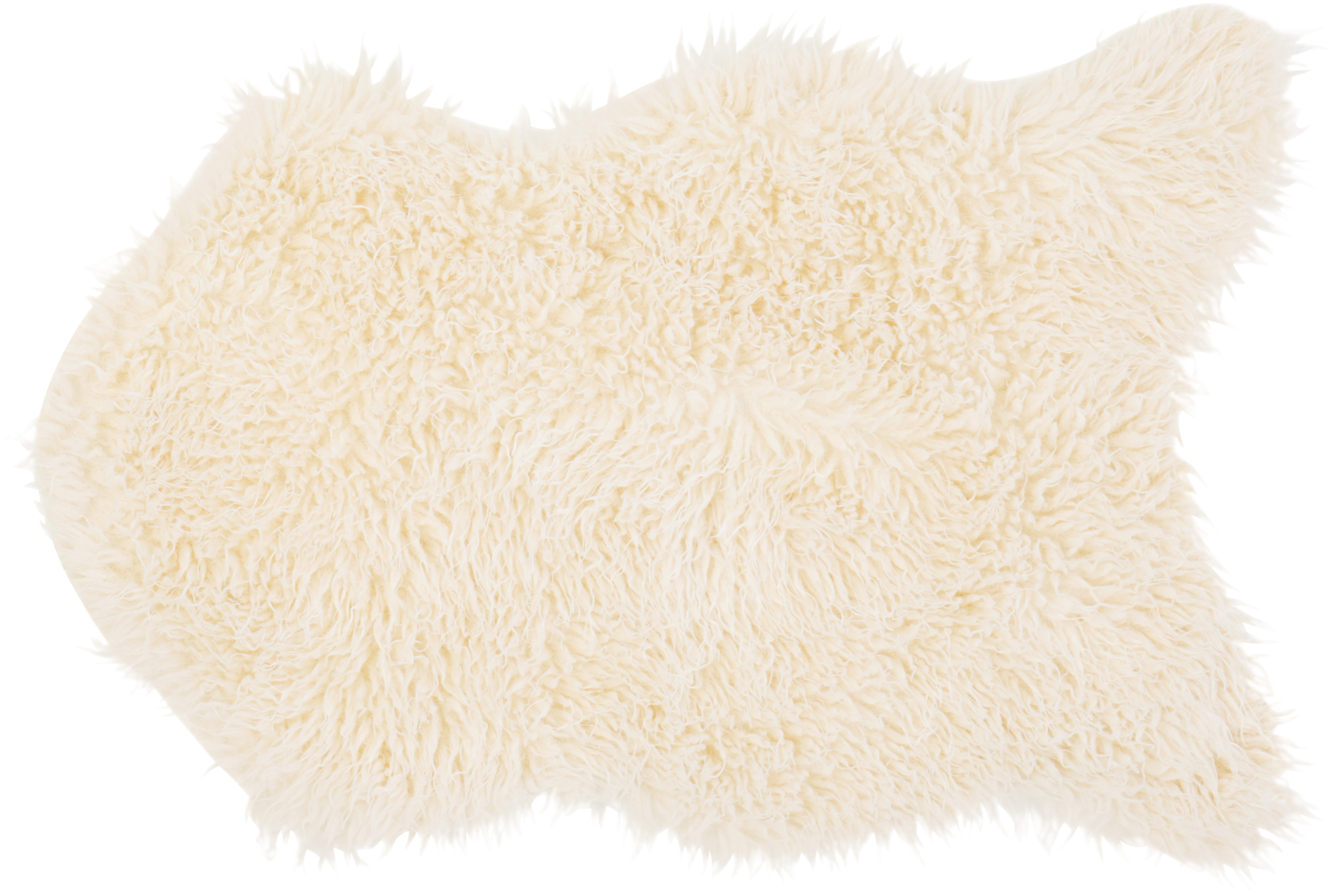 LIVARNO® Teppich Kunstfell 60x90cm (Beige)