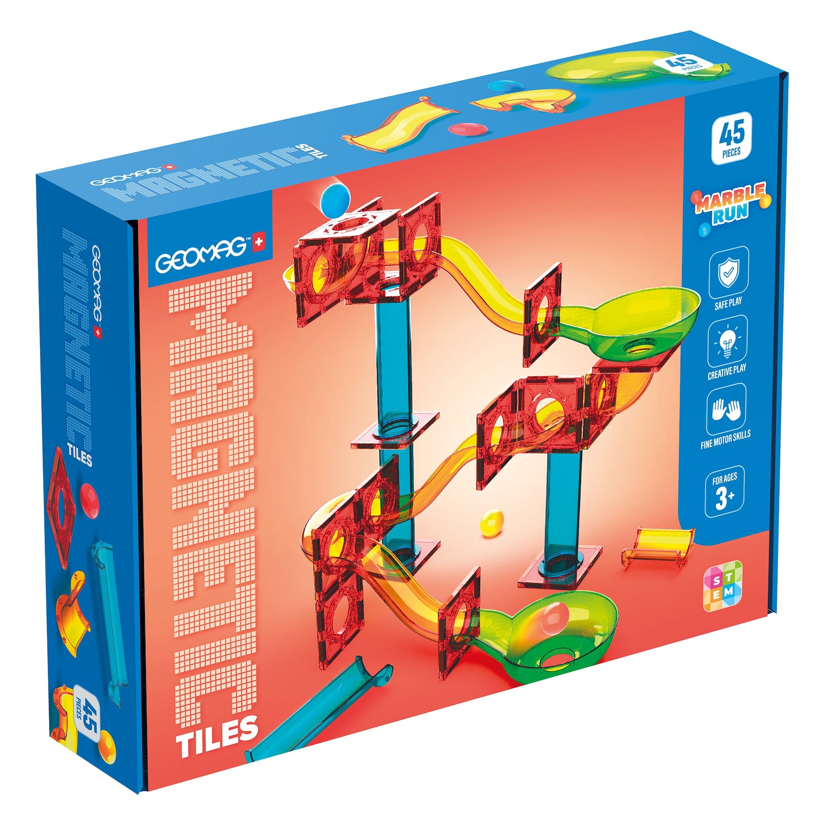 Geomag Magnetic Tiles Marble Run 45