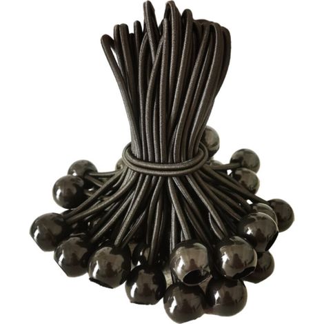 Sabir 15 Cm – Elastisches Gummiseil Für Planen – 20er-packung