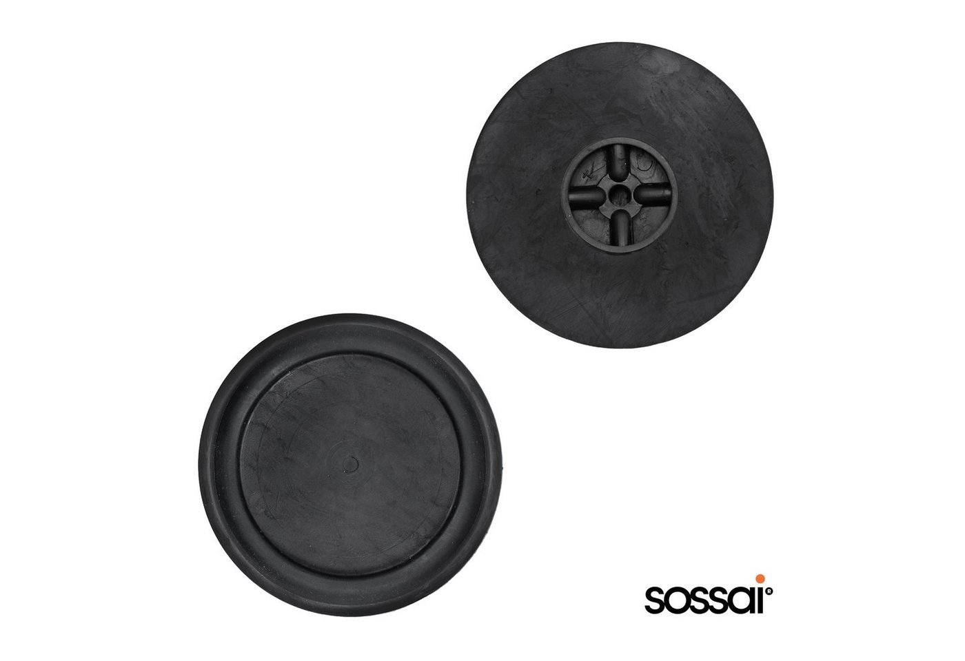 sossai® Vibrationsdämpfer 4x Waschmaschinen Schwingungsdämpfer Pulsar, (4-St), Farbe: Schwarz Bild 4