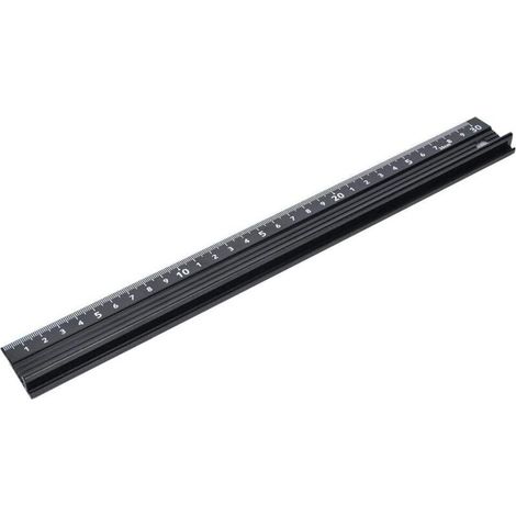 Sabir L-förmiger Metallschneidlineal Aus Aluminiumlegierung, Bastel-sicherheitslineal, Mess- Und Zeichenwerkzeug Mit Gummiband Zum Messen Von Leder (30 Cm)