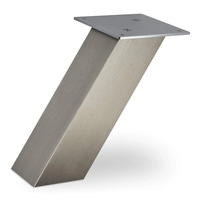 SO-TECH® Tischaufsatz Barkonsole, Tragkraft bis 30 kg, Länge 80 mm, Breite 70 mm, (1-St), Höhe 210 mm, Edelstahloptik, schräg