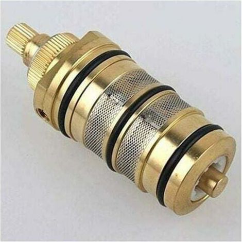 Sabir Thermostatkartusche Und Messinggriff Für Badewanne, Dusche, Mischbatterie, Duscharmatur, Bar, Wasserhahn, Mischbatterie, Duschmischerkartusche