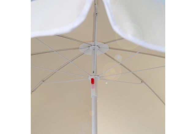 roba® Sonnenschirm Schirm-Set, Sonnenschirm mit Metallgestell in beige