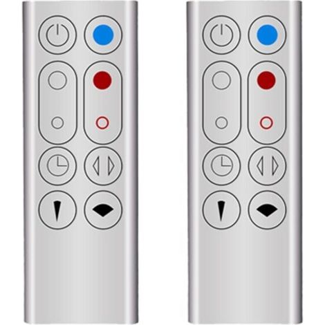 Set Mit 2 Ersatzfernbedienungen Für Am09 Hp00 Hp01 Luftreiniger, Blattloser Ventilator, Silber