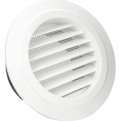 Sabir Lüftungsöffnung, 5" Rundes Abs-lüftungsgitter Mit Insektenschutzgitter, Schutzgitter Für Lüftungskanäle (ø125mm)