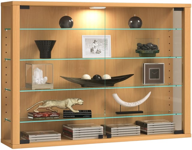 VCM Hängevitrine Wandvitrine Hängevitrine Glasvitrine Vitrosa L