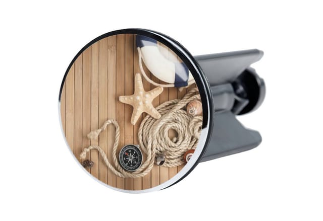 Sanilo Waschbeckenstöpsel mit Motiv, viele schöne Abflussstöpsel zur Auswahl, Ø 4 cm, hochwertig, universell, 100% wasserdicht