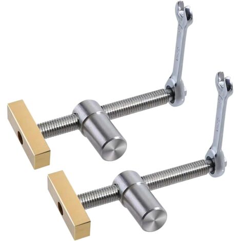 Lot De 2 Pinces Serrage À Fixation Rapide Pour Établi Table De 20 Mm, Clips Réglables Pour Le Positionnement Du Bois, Étau De Fixation, Outil Menuiserie Pour Établis Menuiserie