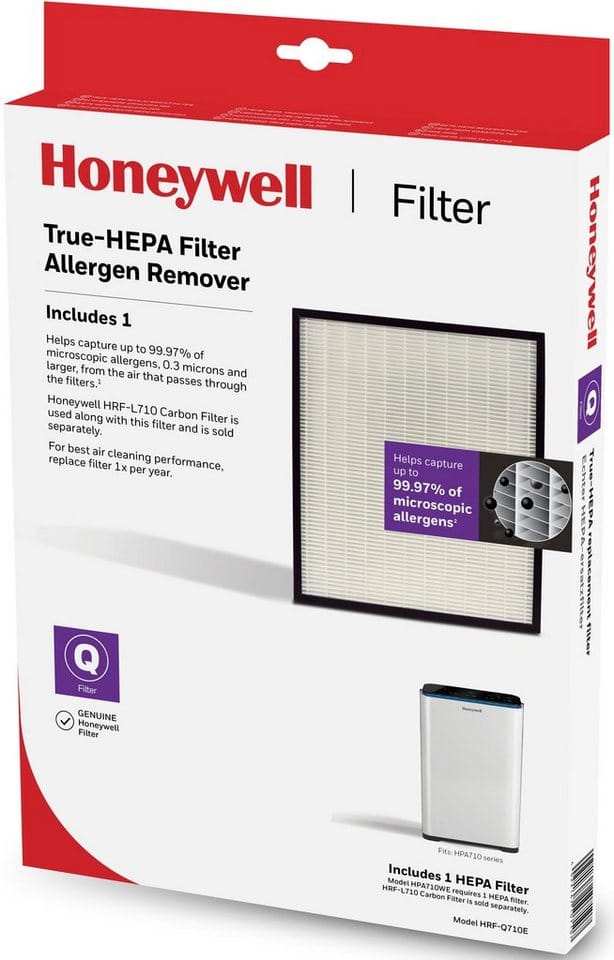 Honeywell Luftreiniger 1 True HEPA-Ersatzfilter (Austausch nach ca. 12 Monaten) Für HRF-Q710E