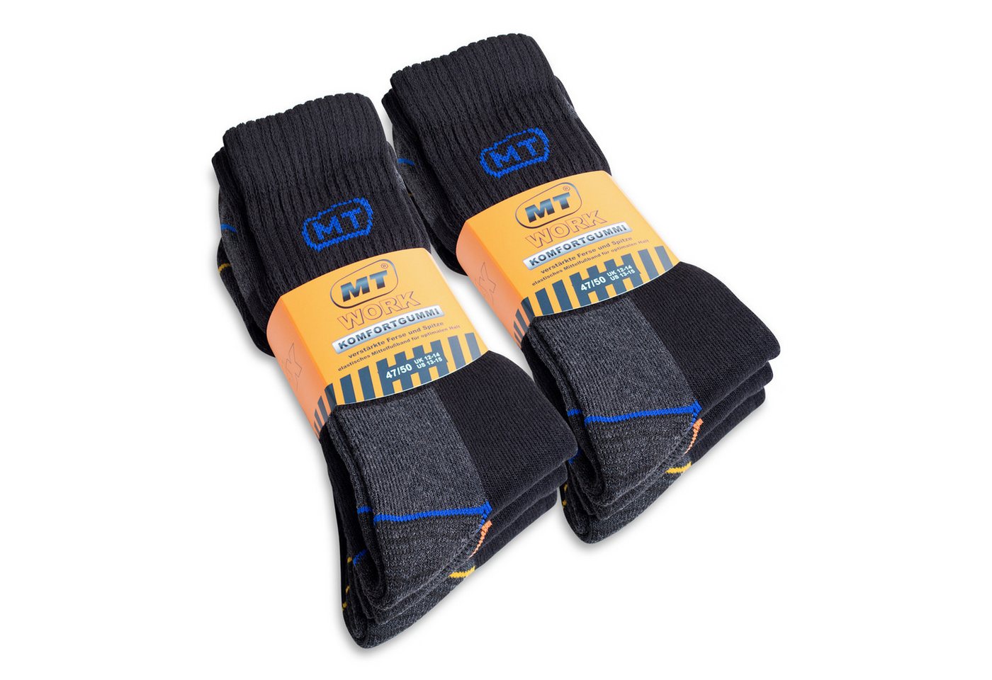 MT Arbeitssocken Herren Arbeits-/Freizeitsocken (6/12 Paar) Robuste Work Socken